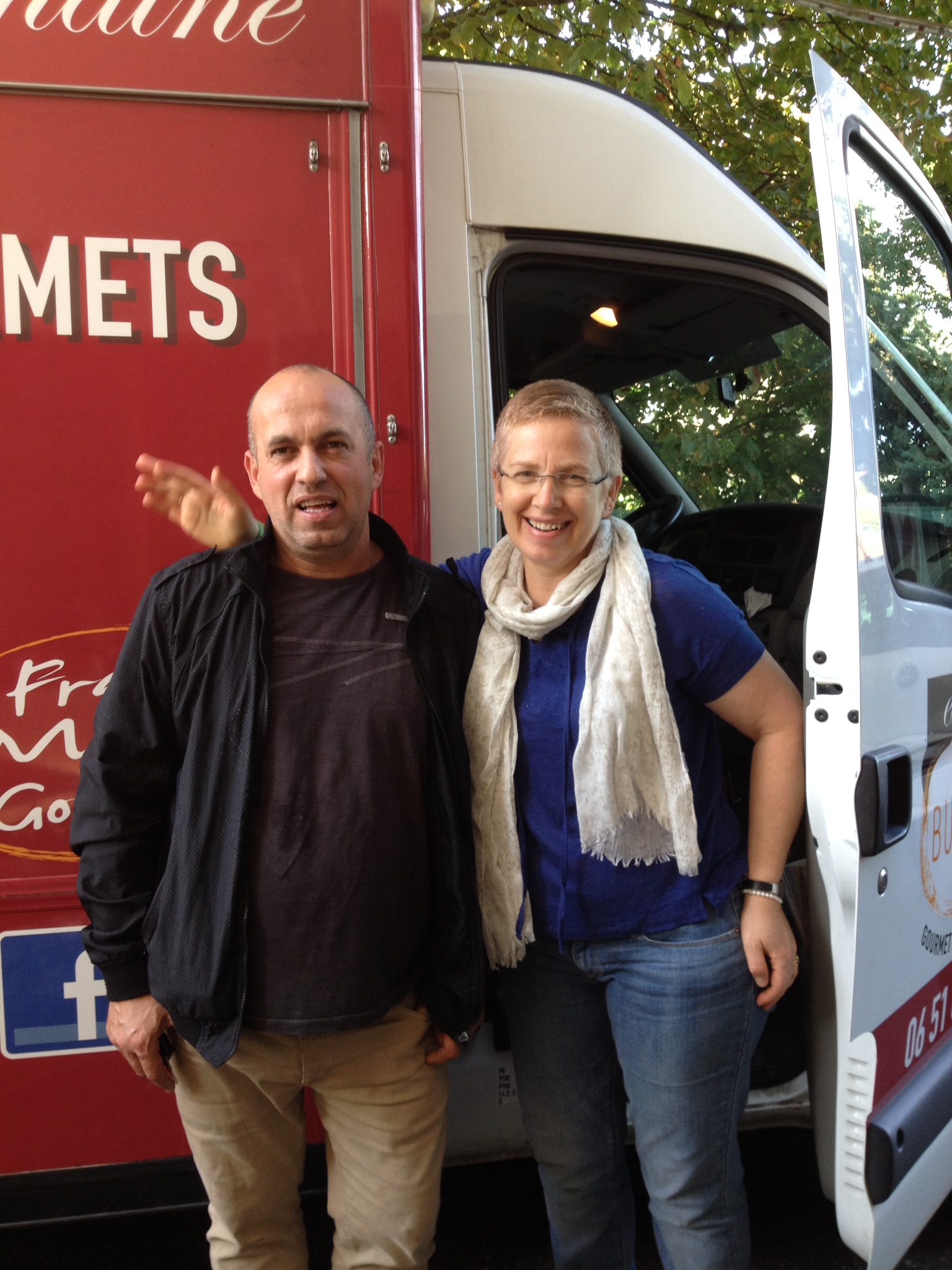 Food truck en service