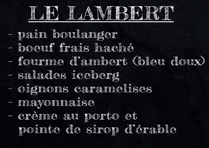 Ingrédients du Savoyard